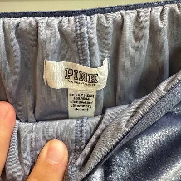 PINK Sleep Shorts Velour XS baby blue - Picture 5 of 5